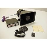 大音量 130dB ５種の警笛音 サイレン 車載用 拡声器 防水 スピーカー ＆ マイク ＆ アンプ セット TEC-KSK2