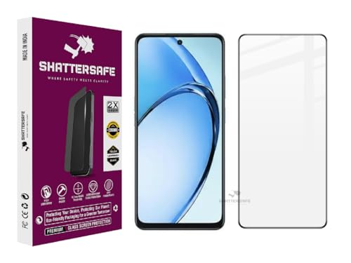 Image of Oleophobic Tempered Glass Screen Protector Compatible For Oppo A3 5G [Pack of 1]. Edge To Edge Full Screen Protection With Easy Installation Kit & Case Friendly Fit.