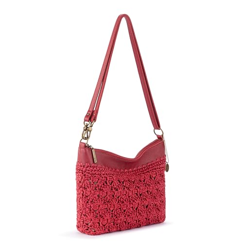 Image of The Sak Lumi Convertible Crossbody Purse - Women's Handbag for Everyday & Travel, 3-in-1 Small Crossbody in Crochet & Leather