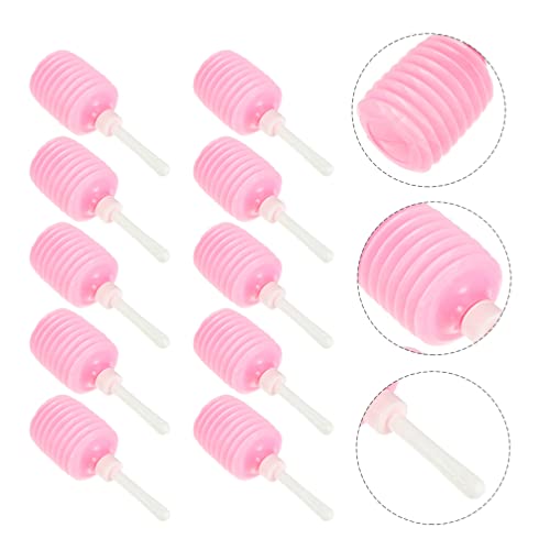 Yardwe 10Pcs 200Ml Anal Ducha Enema Enema Lâmpada Vaginal Ducha Enema Limpador Vagina Lavagem Ferram