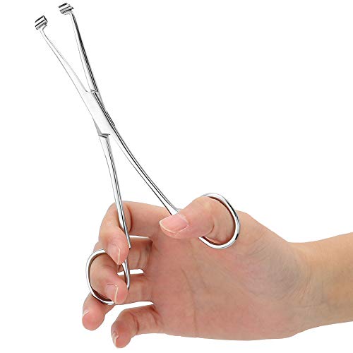 GAESHOW alicates para Piercing de Nariz y Lengua, Pinzas para tabique de Acero Inoxidable, alicates para perforar el Cuerpo, Herramienta de Abrazadera, Pinza para Nariz, Lengua para Oídos, Labios