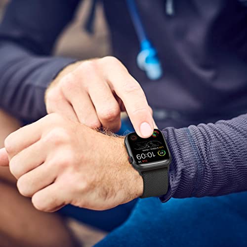 Belongme 6 Packs Stretchy Nylon Solo Loop For Apple Watch Band Series Ultra Se 8 7 6 5 4 3 2 1 40Mm 38Mm 44Mm 42Mm 45Mm 41Mm 49Mm, Women And Men Sport Apple Watch Bands Replacement For Iwatch Bands #TOP7