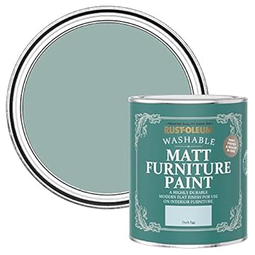 Rust-Oleum Blue Furniture Paint in Matt Finish - Duck Egg 750ml