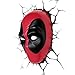 3DLightFX Marvel Deadpool Mask 3D Deco Plastic Light