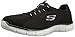 Skechers Women's Sport Empire - Rock Around Relaxed Fit Fashion Sneaker, White/Black/Multi, 7.5 B(M) US