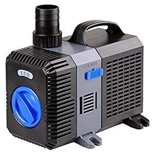 Pondlife Teichpumpe CTP-3800 SuperECO, regelbare Tauchpumpe/Filterpumpe, 3600 l/h, 20 W, H-Max 2,8 m, 10 m Kabel, Partikel bis 6 mm, Schlauchadapter 19/25/32 mm, für Teich, Aquarium & Bachlauf