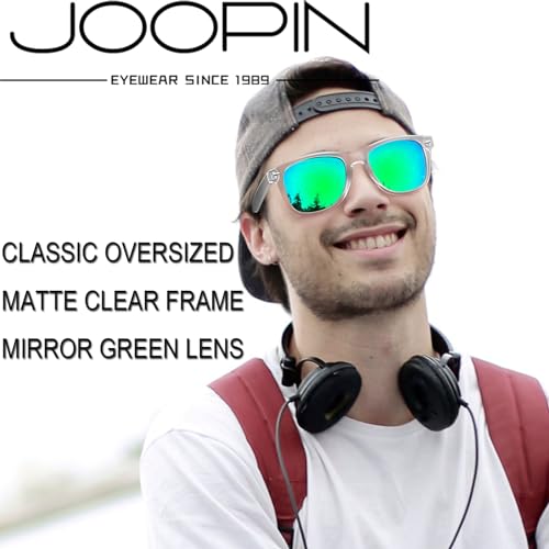 Joopin Óculos de sol quadrados polarizados com proteção UV óculos de sol de designer moderno masculi