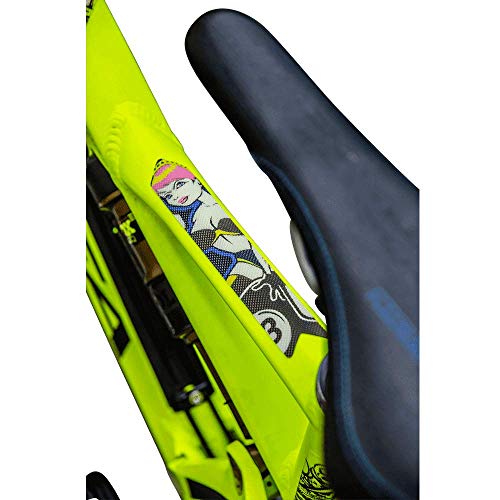 Puños de bicicleta MTB DH Mountainbike BMX AZONIC Logo Grip color azul 5