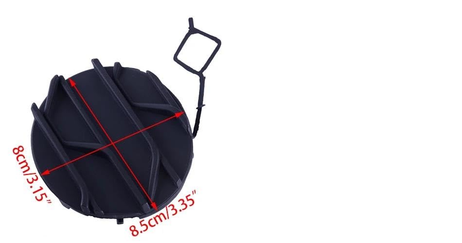 Capuchon De Crochet De Remorquage Pour Toyota Yaris III (2014-2017) - Noir ABS, Remplace OEM