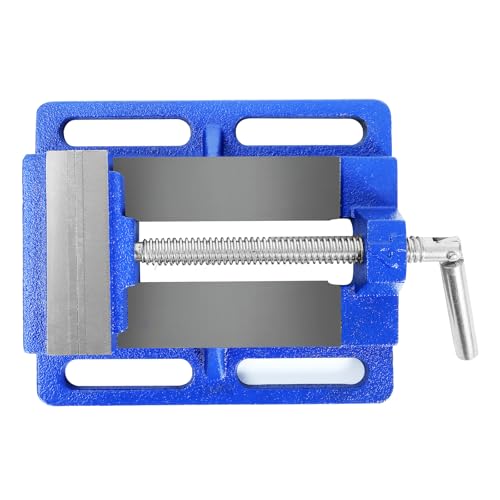 Forward Q193A 3 Inch Drill Press Vise Portable Bench Vise with Slotted Base, 3\" Jaw Width