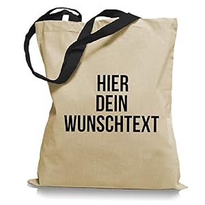 Stoffbeutel Jutebeutel mit Wunschtext/Selber gestalten mit dem Amazon T-Shirt Designer/Beutel Druck/Designertool…