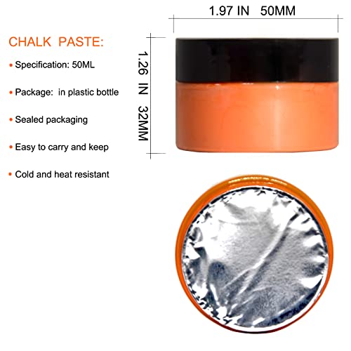 12 colorand 9 mini squeegees chalk paste paint for stencilschalk paste set for mush stencilsmesh transfer furniture diy home decoration