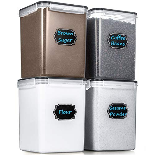 Large Cereal Storage Containers, Wildone Airtight Cereal & Dry Food Storage Containers