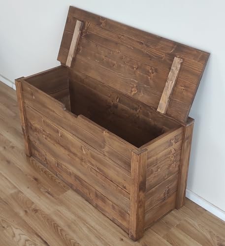 Coffre banc de rangement en bois pour optimiser petits balcons