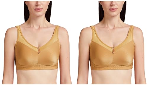 Image of Enamor Women's Everyday Fashion Bra - Full Support, Non-Padded, Non-Wired, Full-Coverage, Mesh Panels with Super Lift and Jiggle Control