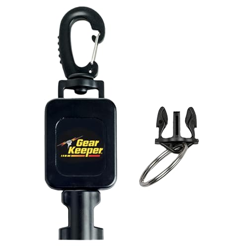 Gear Keeper Compact Scuba Diving Console - HD Rotating Snap Clip - RT4 Series Scuba Gear for Securing at Hip/Chest - Durable Diving Equipment - 18” Extension 24 oz Retraction - USA Made