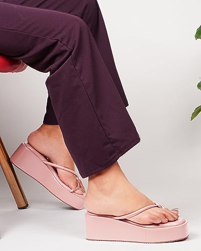Image of JM LOOKS Fashion Stylish Casual Wedges Heel Sandal Fancy Comfortable Sole For Womens & Girls