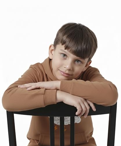 Image of KYDA KIDS Boys 100% Cotton Hooded Neck Long Sleeve Sweatshirt with Hoodies Winter Wear