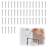 ZHEJIA 真鍮釘 丸頭【50個セット】壁