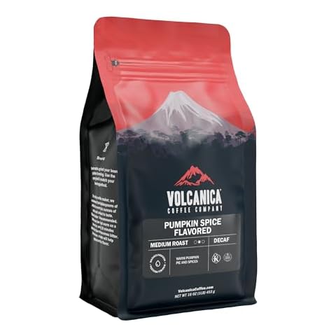 Volcanica Coffee Rudolph Peppermint Stick Flavored Coffee Cover