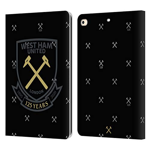 Étui portefeuille West Ham pour iPad 9.7 (2017/2018) en cuir avec fentes cartes