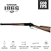 Barra 1866 Cowboy Series Lever-Action Air Rifle Replica, Metal Barrel Shroud and Receiver, Smoothbore BB Airgun for Recreational Target Shooting