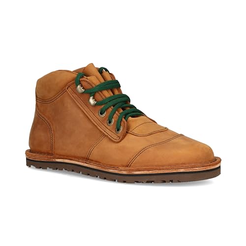 Image of JIM GREEN Men's Barefoot African Ranger Boots Lace-Up Water Resistant Full Grain Leather Work or Hiking Boot