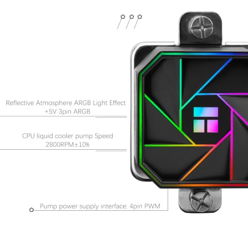 Image of TR-Thermalright Aqua Elite 120 V3 CPU Liquid Cooler-120 Specification Aio Cooler,120mm ARGB Cooling Fan,Easy Installation,Compatible with AM5 /AM4, LGA1851 /1700 /115X /1200
