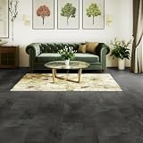 GERFLOR Dalle clipsable de sol PVC effet pierre shale black Senso Clic   1.98 m²