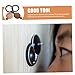 VICASKY 2pcs Cat Eye Back Cover Piece Peephole Covers for Front Door Security for Apartment Peephole Viewer Protector Apartment Security Door Viewer Cover to Rotate Tool Copper Portable