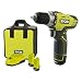 Produktbild Ryobi Akku-Kompakt-Bohrschrauber RCD12012L (mit 2 Akkus 1,3 Ah Li, Schnellspannbohrfutter 10 mm, 22 Drehmomentstufen, Rechts-/Linkslauf, Max. Drehmoment 25 Nm) 5133001158