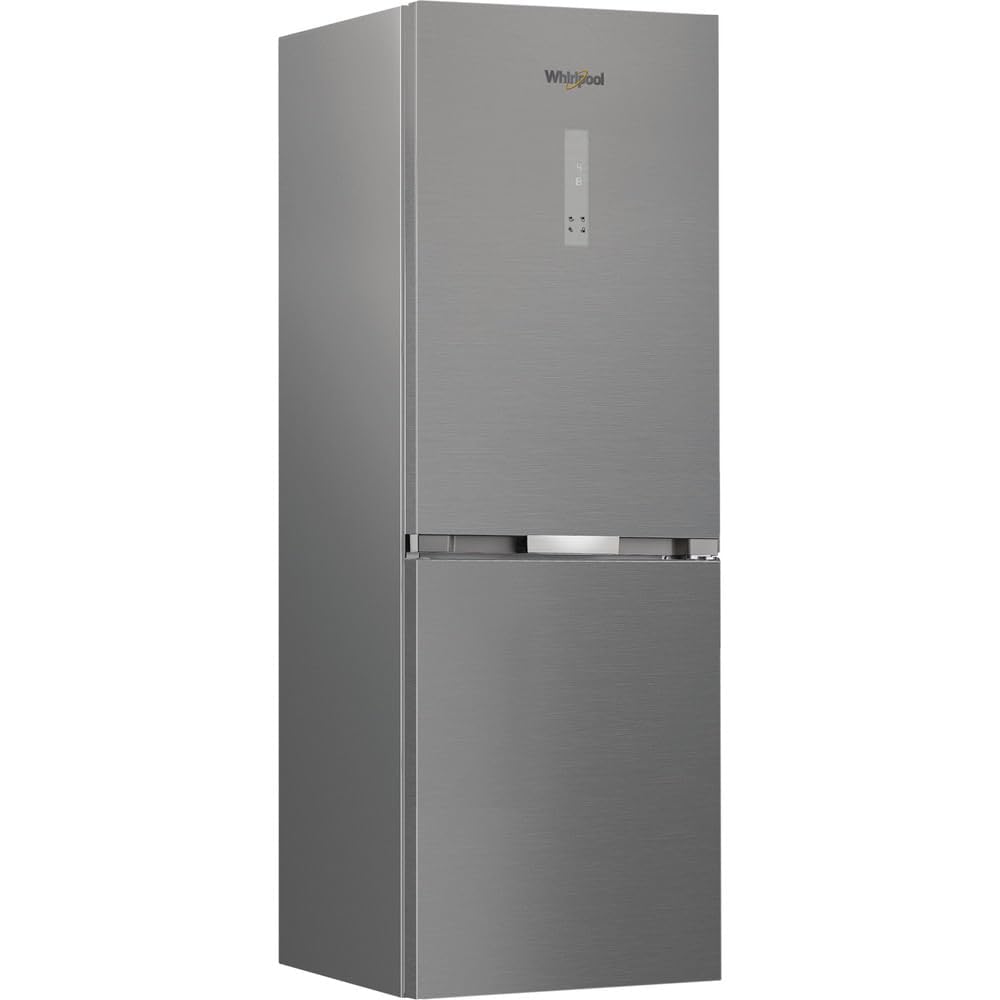 Réfrigérateur combiné Whirlpool WHK 26363 XP6E, sans gel, hauteur 186,5 cm, 316 l, installation libre, perle inox