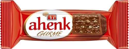 Eti Ahenk Gurme Fındık Kremalı Çikolata Kaplı Gofret, 50 g, 10'lu Paket