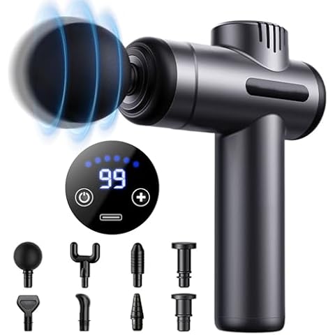 Bizcasa Muscle Massage Gun with LCD Screen Cover