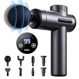 Guyisile Mini Massagepistole,99 Geschwindigkeiten,8 Köpfen,LCD Touchscreen