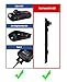 NUNET 15ft MicroUSB & MiniUSB Hardwire Kit with Mini/LP Mini/ATO/Micro2 Fuse, Micro to Mini/Type-C Adapters, Battery Drain Protection System, 15ft Length Cord for Dash Cameras