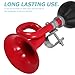 POPETPOP Bugle Horn, Clown Horn, Kids Bike Horn, Bike Bugle Horn, Classic Vintage Horn, for Bike Golf Cart Boat Rv Motorcycle Red