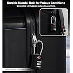 TSA Locks for Luggage, 3 Digit Combination, Suitcase Locks TSA Approved, Easy Read Dials, Luggage Locks for Suitcase, Toolbox, Backpack, Bag, Gym Locker - Image 3