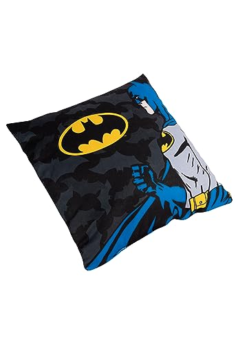 United Labels DC Comics Batman Coussin décoratif, 30 x 30 cm, noir, pour les fans de super-héros – vue 3