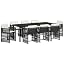 Black and Cream White/8 Seater