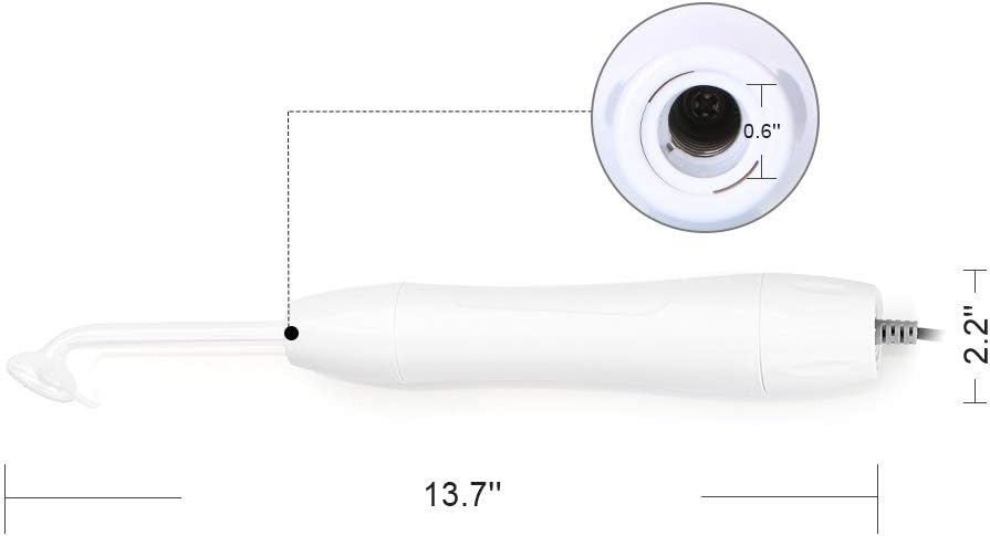 Handheld High Frequency Facial Wand Machine, UNOISETION Portable Frequency Facial Skin Tightening Wand Tool, with Stainless Steel Skin Care Kit, 110V (US) : Beauty & Personal Care