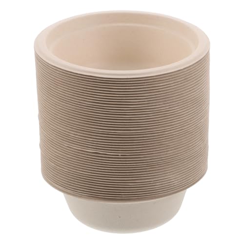 HIAKDOFT 100 Ciotole Usa e Getta per Animali Domestici 350 Ml Ciotole Anti-Rovesciamento per Acqua e Cibo Compatibili Cuccioli Gatti e Piccoli Animali per Viaggi e Uso All’Aperto