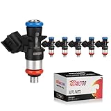 FIREMOTOO Fuel Injectors Pack of 6 4 Holes Compatible with Jeep Cherokee 3.2L V6 2014 2015 2016 2017