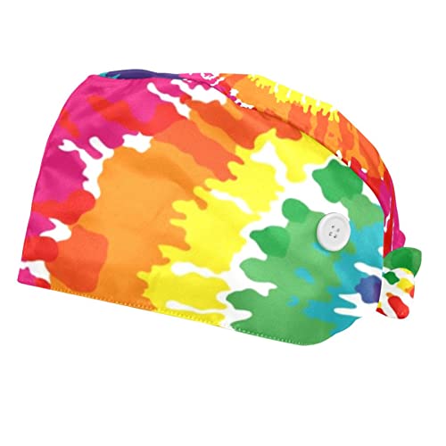 Chapeaux de travail tie-dye unisexes : le lot de 2 casquettes confortables pour hommes et femmes