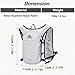 JEELAD Hydration Backpack Lightweight Vest for Hiking Trail Running Gear Cycling Marathon for Women Men