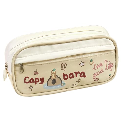 Image of FunBlast Pencil Pouch for Girls - Capybara Pouch for Girl, Multipurpose Zipper Pouch, Aesthetic Pouch for Girl, Kawaii Pencil Case, Cute Pouches for Girls, Return Gift for Kids (Multicolor)
