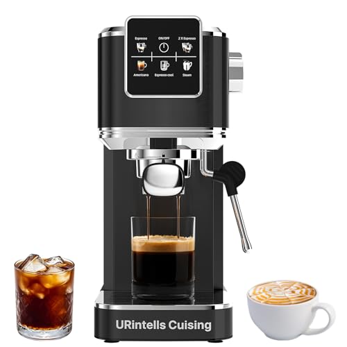 URintells Cuising Espresso Machine 20 Bar,Touch Screen Espresso Maker with