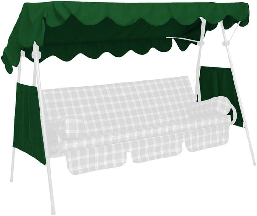 Angerer canopy for garden swing polyethylene 200 x 120 cm, colour Green (swing not included)