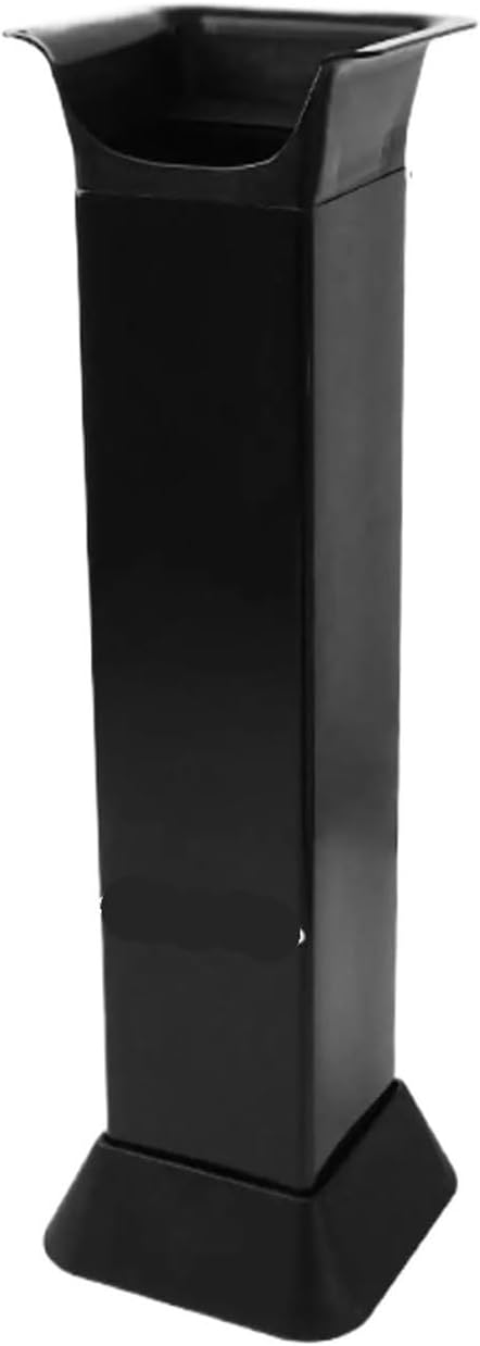 Coffee Grounds Box Drawer-type Knocking Box, Storage Bucket Knocking Box, Bar Grinding Container Tool(25x86cm Black)