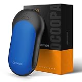 OCOOPA Rechargeable Hand Warmers, 10000mAh Portable Handwarmer Winter Warm 8-15 Hrs Pocket Hands Heater for Men Women, Outdoor Indoor Camping/Fishing/Cycling/Motorcycling/Skiing and More (Aegean Blue)